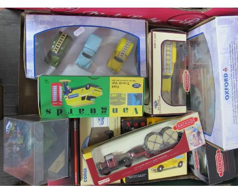 In Excess of Twenty Diecast Model Vehicles, Vanguards, Corgi, Oxford, Lledo 'Trackside' Post Office Telephones Liveries noted