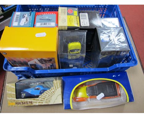 Ten Diecast Model Vehicles, by Minichamps, IXO, Corgi, Norev, Vanguards and Other, including Minichamps 1:43rd scale Peugeot 