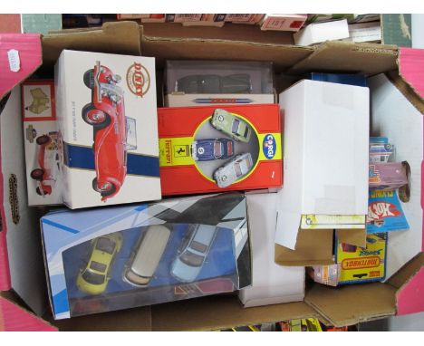 Eighteen Diecast Model Vehicles, by Corgi, Cararama, Matchbox, Vanguards and other including Corgi  #97690 Ferrari 1962 Touri