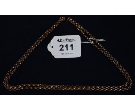 9ct gold chain.(B.P. 24% incl. VAT)