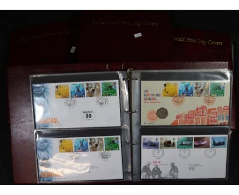 Great Britain collection of First Day Covers in four Royal Mail albums 1995 to 2000 period.(B.P. 24% incl. VAT)