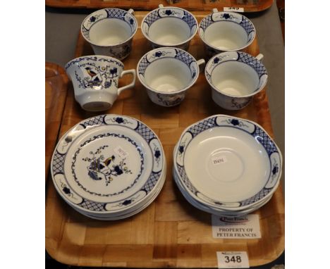 18 piece Wedgwood Volendam tea service.(B.P. 24% incl. VAT)