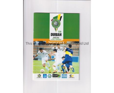 ARSENAL &amp; CELTIC / YOUTH TOURNAMENT IN SOUTH AFRICA      Programme for the Durban U19 Tournament including Arsenal and Ce