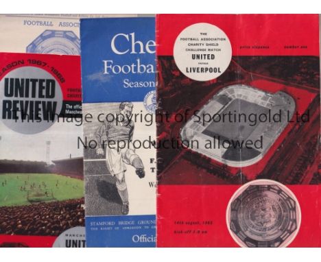 CHARITY SHIELD PROGRAMMES            Four programmes for the Charity Shield matches, including England World Cup XI v FA Cana