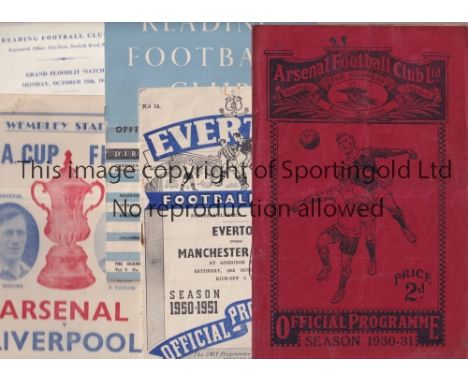 FOOTBALL PROGRAMME MISCELLANY       Eleven programmes: Reading v National Luxembourg 16/5/1951 Festival of Britain, folded an
