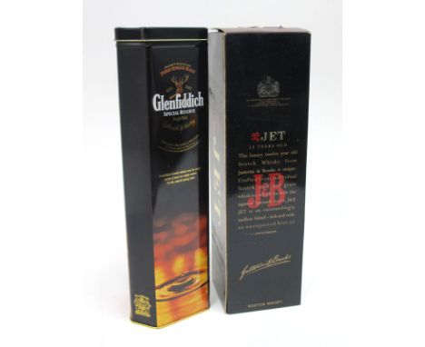 Whisky - Glenfiddich Special Reserve Single Malt Scotch Whisky, 70cl, 40% Vol., in presentation tin; J &amp; B Jet Scotch Whi