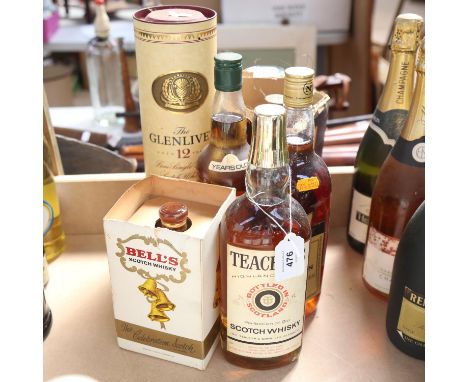 A group of Whisky, including House of Commons 12 year old No. 1 Scotch Whisky (6) 