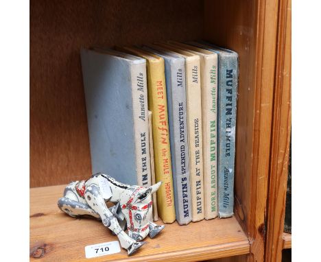 Muffin the Mule puppet, and related books 