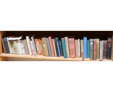 A shelf of French poetry books and novels, Penguin paperbacks and other books 