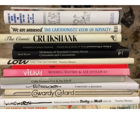LOW (David) and others. Collection of works on caricature, political satire and cartoons, including BAKER (K) George IV a lif