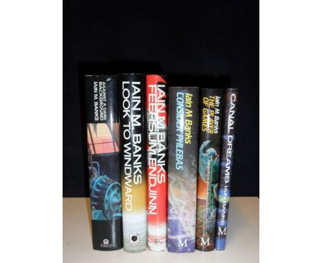 BANKS (Iain), A selection of first editions with original dust-wrappers to include: Against a Dark Background, signed by the 