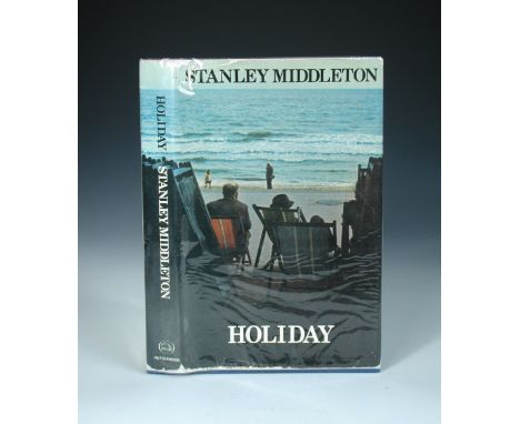 MIDDLETON (Stanley), Holiday, first edition, first printing, 8vo, Hutchinson of London, 1974, biro inscription to the first l