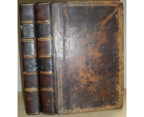 DEFOE (Daniel) The Life and Adventures of Robinson Crusoe, in 2 vols., John Stockdale 1804, 8vo, engraved titles and 16 plate
