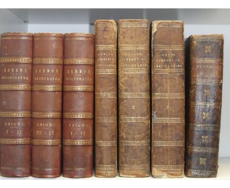 Topography. KNIGHT (Charles), London, vols I-VI, 1841-44, 8vo, morocco; JONES (T) A History of the County of Brecknock, two v