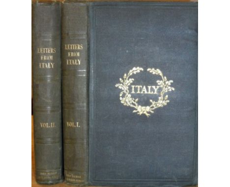 TAYLOR (C), Letters from Italy, 2 vols., London 1841-42, 8vo, original cloth; JANIN (Jules), The American in Paris, London 18