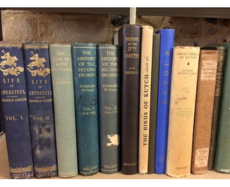 AFRICA AND INDIA - Travel and Military. Various by W. Napier, H. Whistler, Conan Doyle, Mansfield Parkyns; FORTESCUE (J W), '