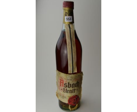 LARGE VINTAGE BOTTLE OF ASBACH URALT DOUBLE MAGNUM GERMAN BRANDY