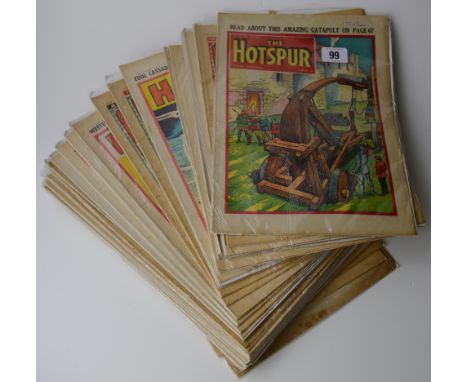 COLLECTION OF 36 VINTAGE 1950'S "THE HOTSPUR" COMIC BOOKS