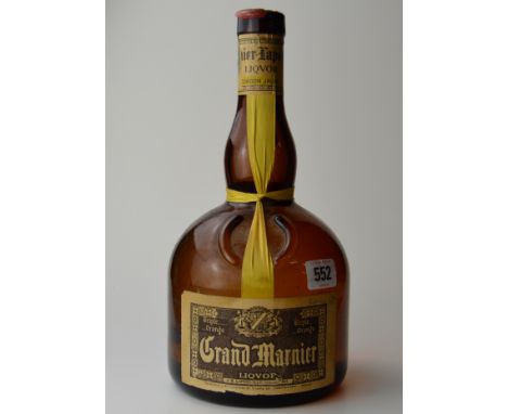 LARGE VINTAGE BOTTLE OF GRAND MARNIER FRENCH ORANGE LIQUEUR