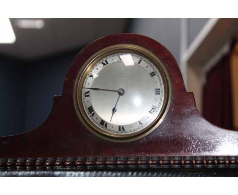 MAHOGANY SORLEY GLASGOW MANTLE CLOCK