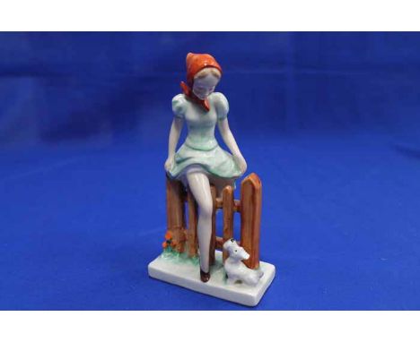 HUMMEL FIGURE OF LENCI DESIGN
modelled as a girl climbing over a fence