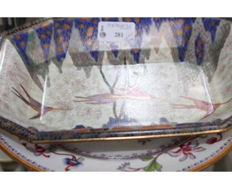 ART DECO CARLTON WARE DISH
(damaged)