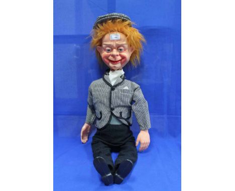 VINTAGE VENTRILOQUIST DUMMY
1970's style, dressed in a houndstooth jacket and cap, 60cm long
