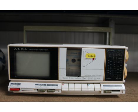 An Alba TV/radio/cassette recorder