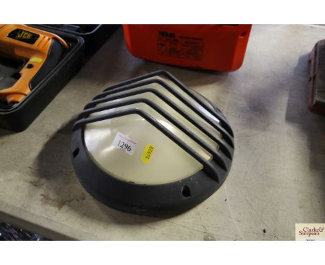 An Art Deco style outdoor light fitting