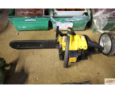 A MaCullock&nbsp; petrol chainsaw