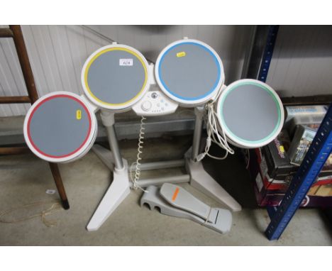 A games console drum kit