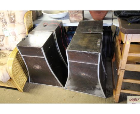 Four speaker cabinets