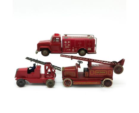 Including Fire Engine, also includes Made in china, longest is 27 cm.