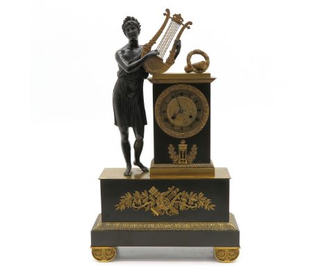 Depicting man with harp, 60 cm. tall.