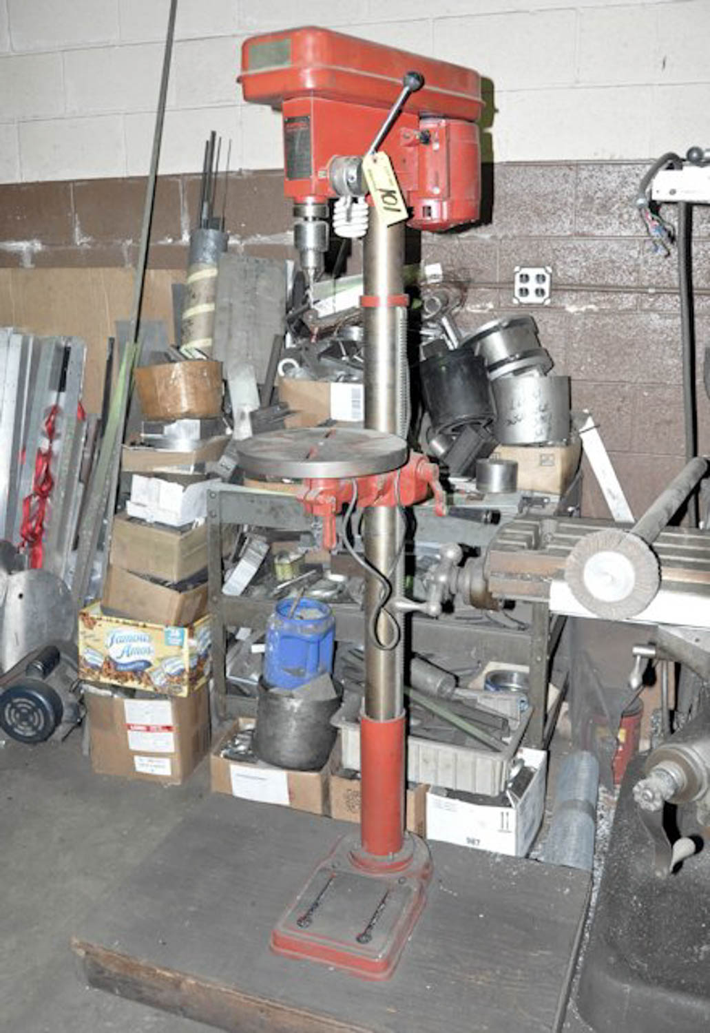 AMROX MDL. AF12 13'' FLOOR STANDING DRILL PRESS, WITH 5/8'' CHUCK, 11