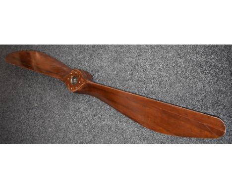 Aeronautical - a World War I propeller, from a Sopwith Camel, stamped G463N11 AD 644 R 130PCLER0 SOPWITH D2590 2650, 258cm lo