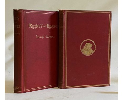 LEWIS CARROLL, RHYME AND REASON, 1888, Macmillan, New York, American first with 1909 edition of the UK version (2) (Est. plus