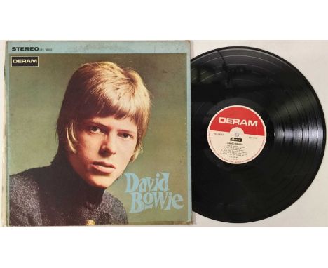 DAVID BOWIE - S/T LP (ORIGINAL US STEREO PRESS - DERAM DES-18003). A quality original US stereo pressing of David Bowie's 196