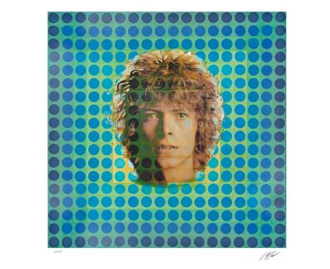A signed and hand-numbered limited edition photographic print of the famous 'Space Oddity' composite image created by Vernon 