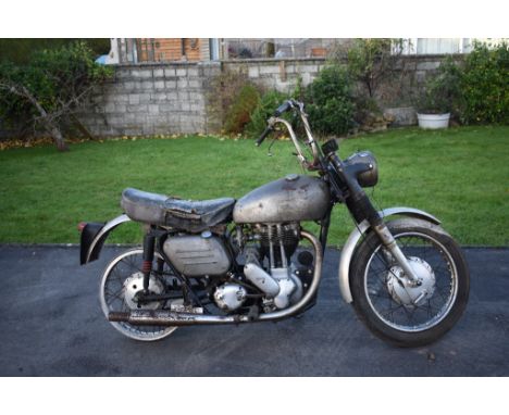 A 1957 Norton Model 50 restoration project, registration number YYA 587, frame number 71431-M13, engine number 71431-M13, sil