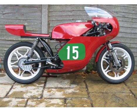 A 1978 Cotton 250cc LCRS ex junior TT road racer, unregistered, red. This rare Cotton works bike is one of three that compete