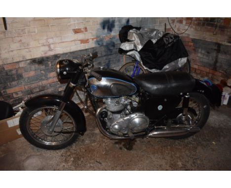 A 1958 AJS Model 20, frame number A51289, black. From deceased estate,  this Model 20 AJS has been in storage since its last 
