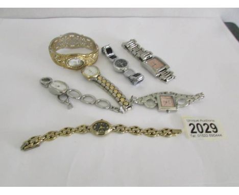 7 assorted wrist watches including Ellesse, Duchess, Timex, Philip Mercier etc.,