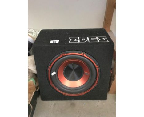 A sub woofer edge with built in Monoblock amplifier