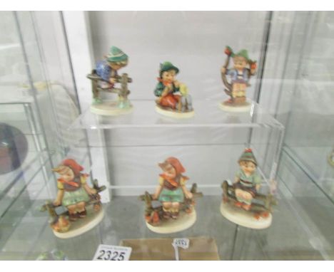 6 Goebel Hummel figurines.
