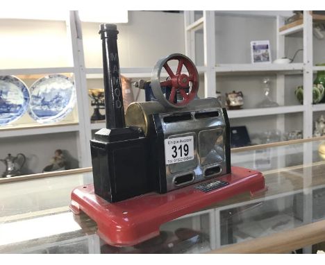 A Mamod stationary steam engine