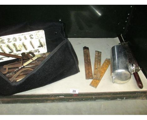 A collection of old tools etc.
