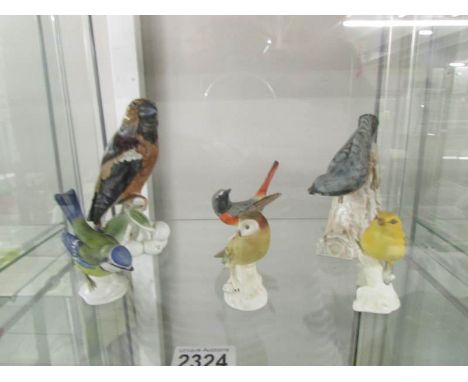 6 Goebel bird figures (1 a/f).