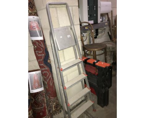 A Clima aluminium step ladder