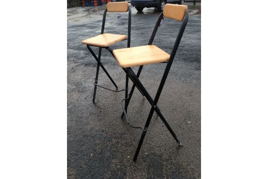 folding kitchen stools with backs